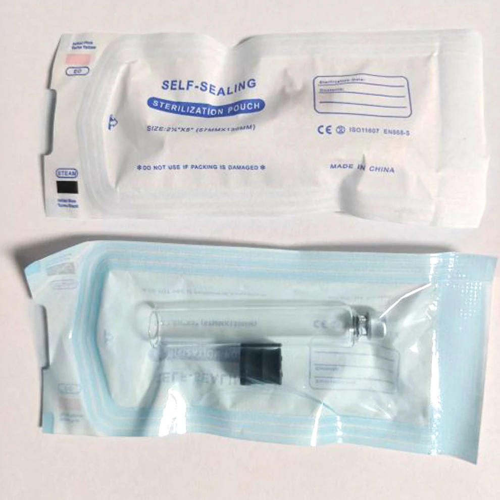 50/100pcs Cassette Bottle Magic Pen Disposable Sterile Cartridge Bottle Separating Rubber Plug 3ml Sleeve Independent Packaging