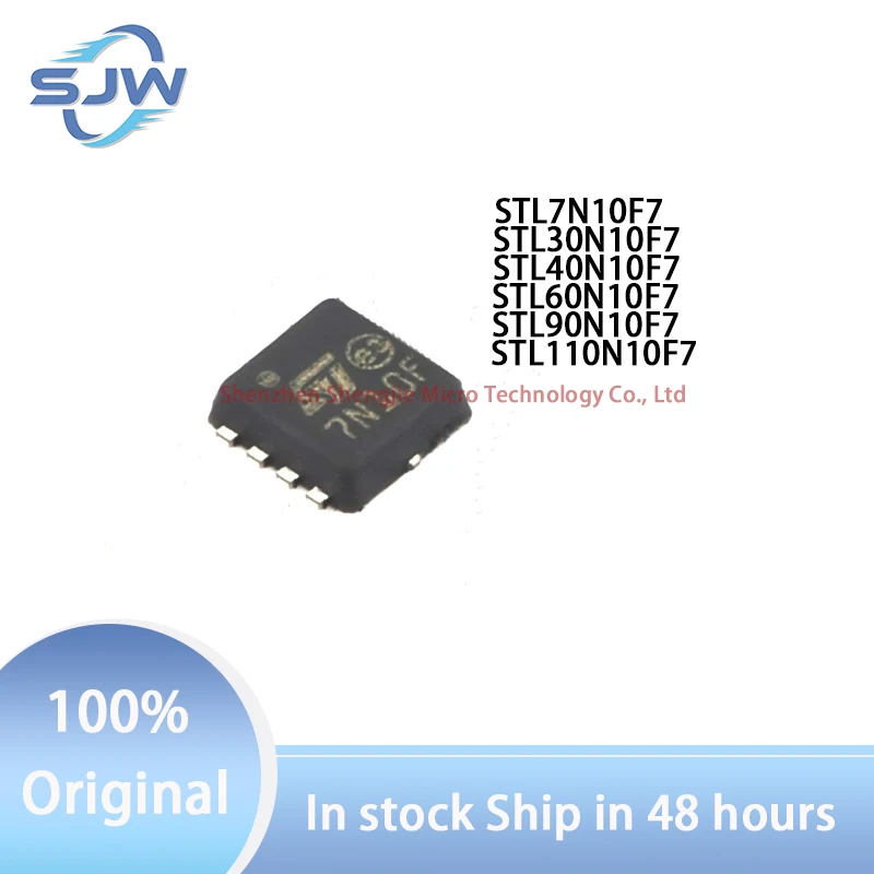 

STL7N10F7 STL30N10F7 STL40N10F7 STL60N10F7 STL90N10F7 STL110N10F7 encapsulation DFN8 DFN5X6 Field effect transistor (MOSFET)