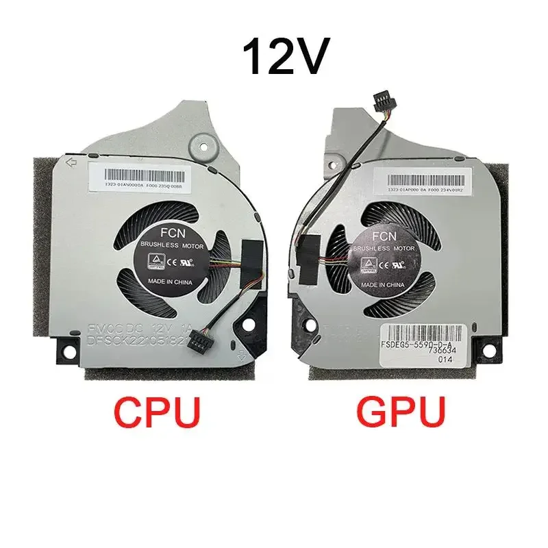 

Охлаждающий вентилятор для ноутбука, 12 В, радиатор для DELL INSPIRON G7-7790 G7-7590