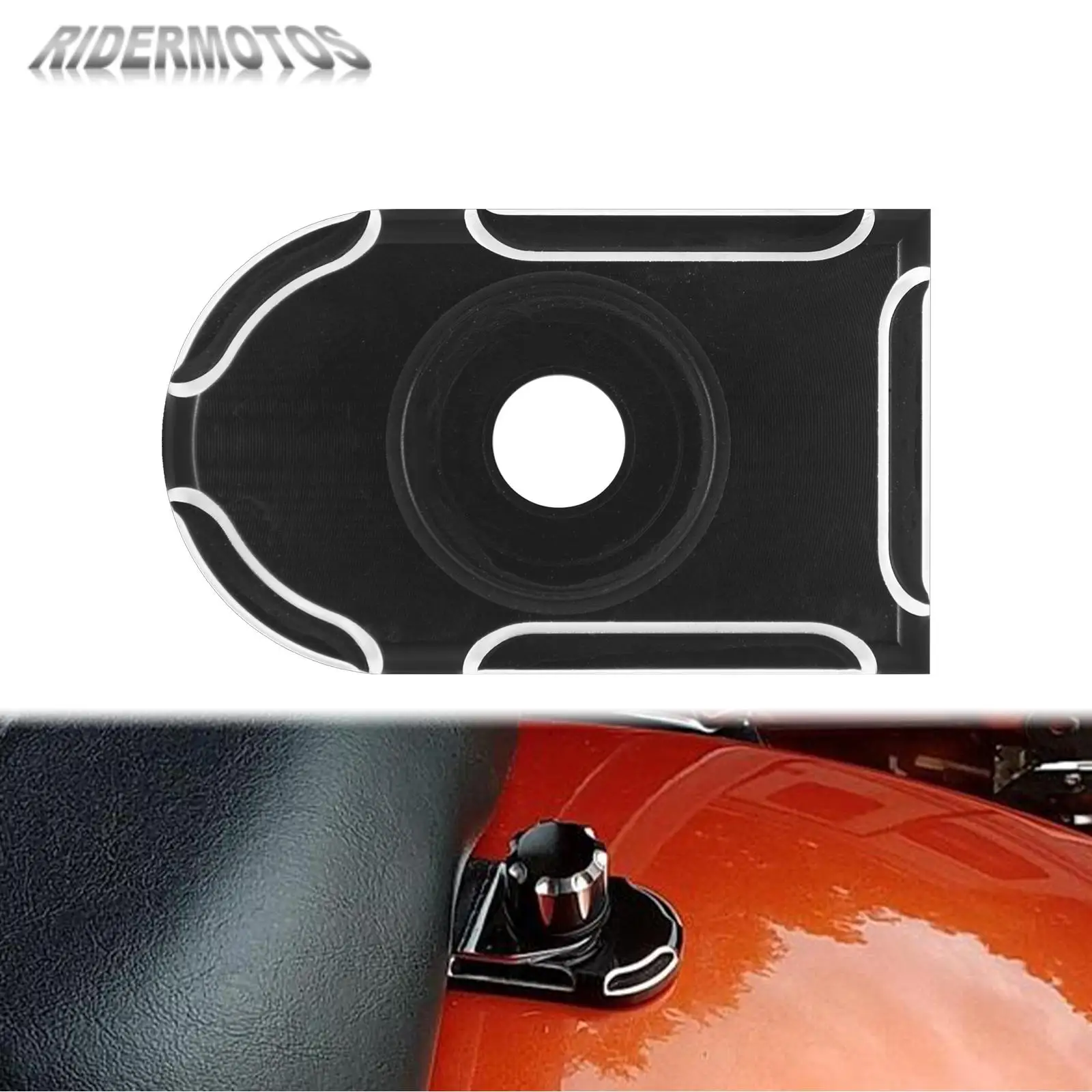 

Seat Bolt Screw Tab Cover Motorcycle Screw Mount Knob Cover For Harley Touring Glide Softail Sportster XL Dyna Road King Fatboy