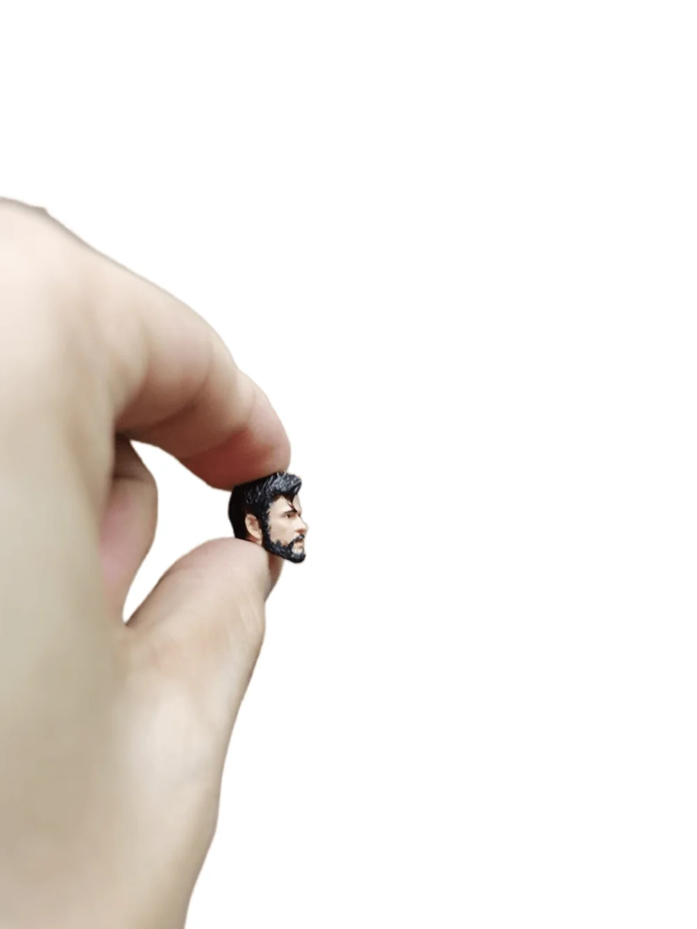 1/18 مقياس نحت الرأس النجم الأوروبي كريس هيمسوورث ذكر الجندي نموذج بولي كلوريد الفينيل شعر أسود قصير 3.75 بوصة عمل الشكل الجسم دمية #5