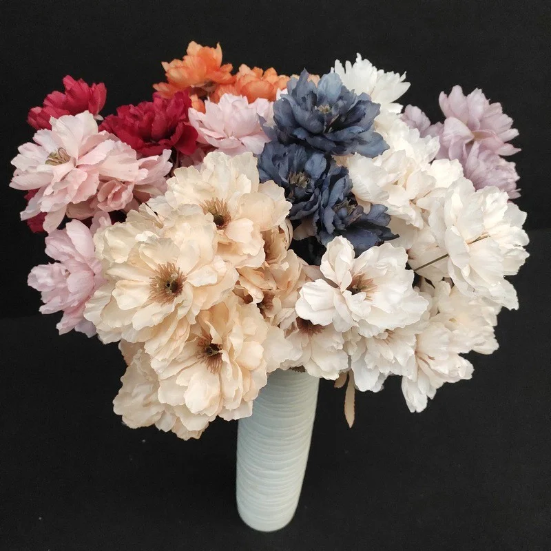 Flor de peonía Artificial de 9 - Baby Breath Dried reseña y precio
