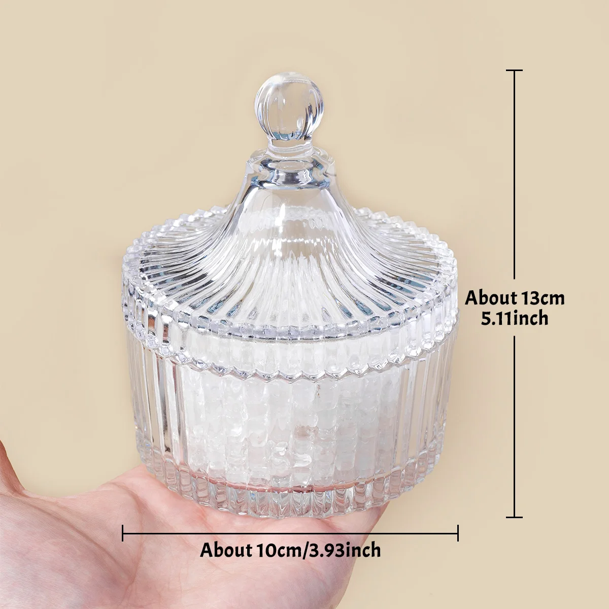 1set Natural Crystal Ball Cleansing Bowl, White Crystal Chips Cleansing & Purification Glass Bowl Decoration