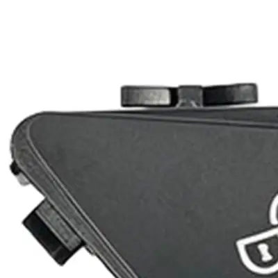For Vehicle Locking System Black Door Lock Switch High-grade PC Material ABS Construction Front Right Position