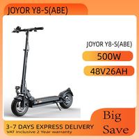JOYOR Y8-S(ABE) Electric Scooter 10 Inch Wheel 48V 26Ah Battery 500W Motor 40Km/h Max Speed 120KG Load Up to 82KM Mileage