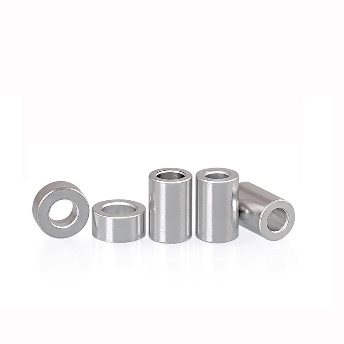 

Aluminum Alloy Hollow Shaft Liner Washer Metal Pipe Screws Wear-Resistant Thickened Aluminum Flat Gasket Spacer Sleeve M4 M5