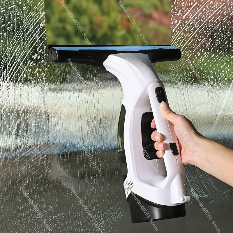 

Cordless Rechargeable Automatic Window Cleaner Glass Wiping Robot 2200mAh Portable Electric Window Washer Tool AKX-001B