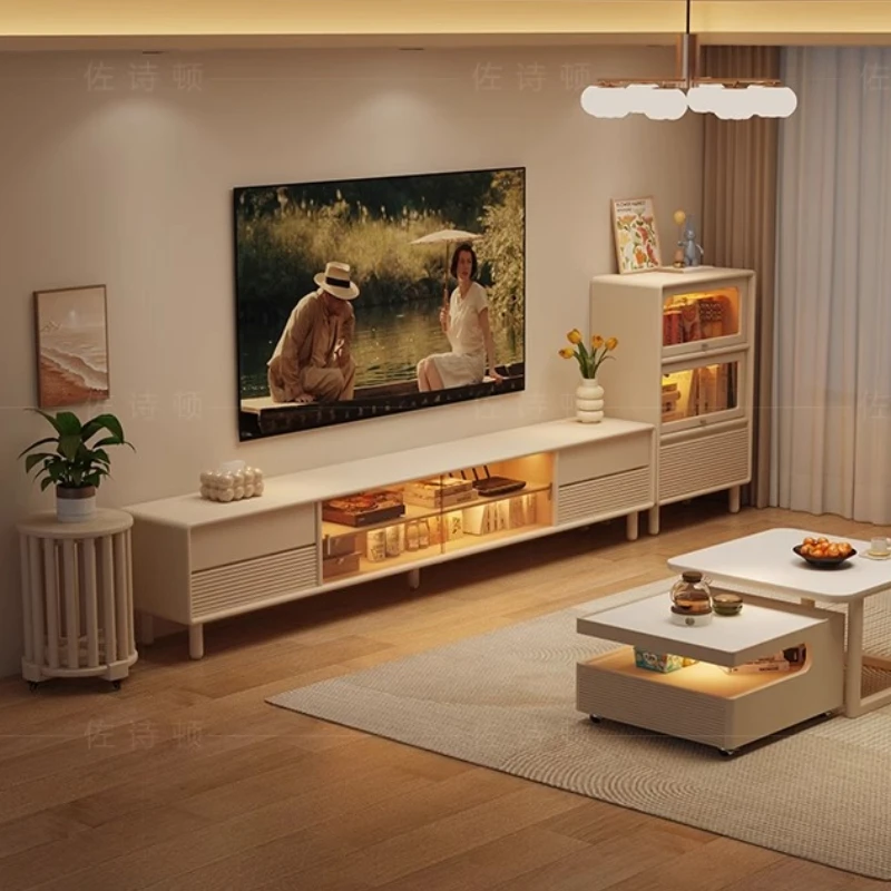 

Solid Wood Luxury Tv Cabinet Living Room Wall Nordic White Tv Cabinet Design Holder Mobili Per La Casa Saldi Home Accessories