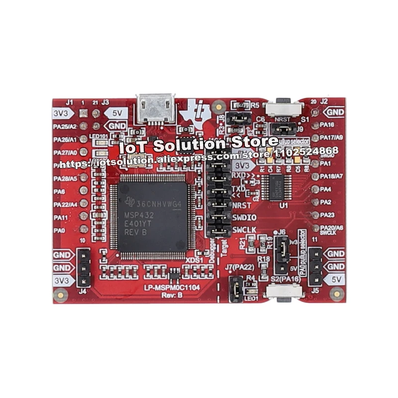 

LP-MSPM0C1104 MSPM0C1104 LaunchPad Development kit for 24-MHz Arm Cortex-M0+ MCU