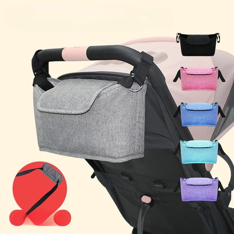 Stroller Trailer Storage Bag Hanging Bag Multi-purpose Large-capacity Baby Walker Storage Bag Stroller Trailer