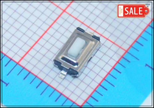 

Маленькая партия (100 шт./лот) 3 мм * 6 мм * 2,5 мм SMD белая микрокнопка тактильный тактовый мгновенный электронный переключатель, ROHS