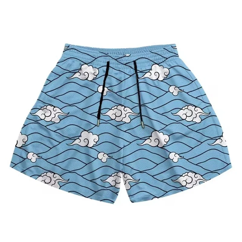 New Anime 3D Printed Comic Gym Fitness Mesh Quick Drying Sports Fashion Shorts Breathable Summer Suitable For Both Men And Women image 3