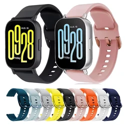 22mm Silicone Strap For Redmi Watch 5 Active Replacement Watch Band For Redmi Watch 5 Lite Bracelet Wristband Correa