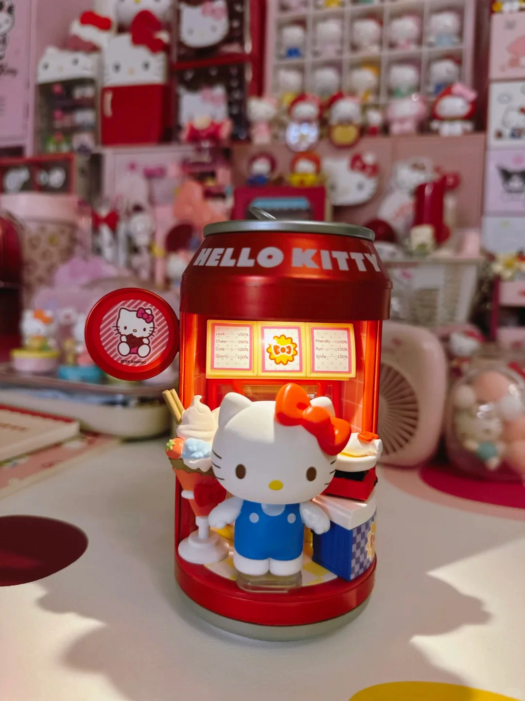 Auf Lager Original Sanrio Blind Box Soda Can Dessert Shop Serie Echte Kreative Beleuchtete Dekoration Sammlerstücke Geschenke – Detail 12