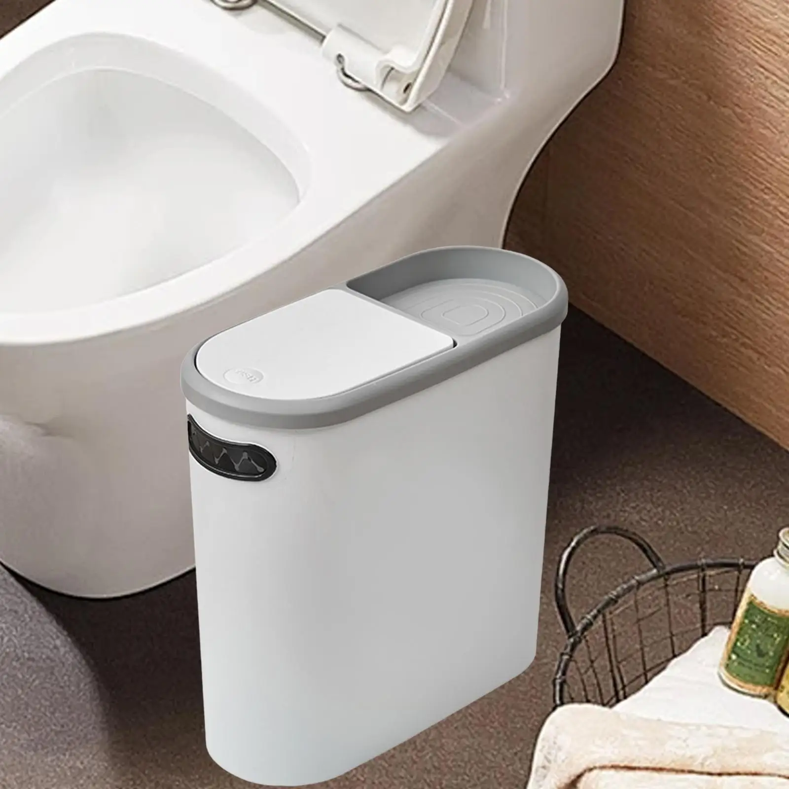 浴室用ゴミ箱 キッチン用ゴミ箱 ゴミ箱 スタイリッシュな狭いゴミ箱 北欧ゴミ箱 リビング 学習 ガレージ用