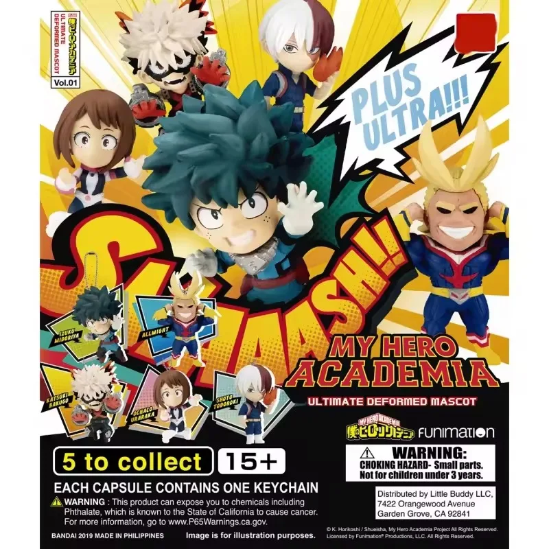 

Anime Keychain My Hero Academia Shoto Midoriya Izuku Bakugo Figure Toy Doll Goods Boys Girls Holiday Gifts Halloween Gifts