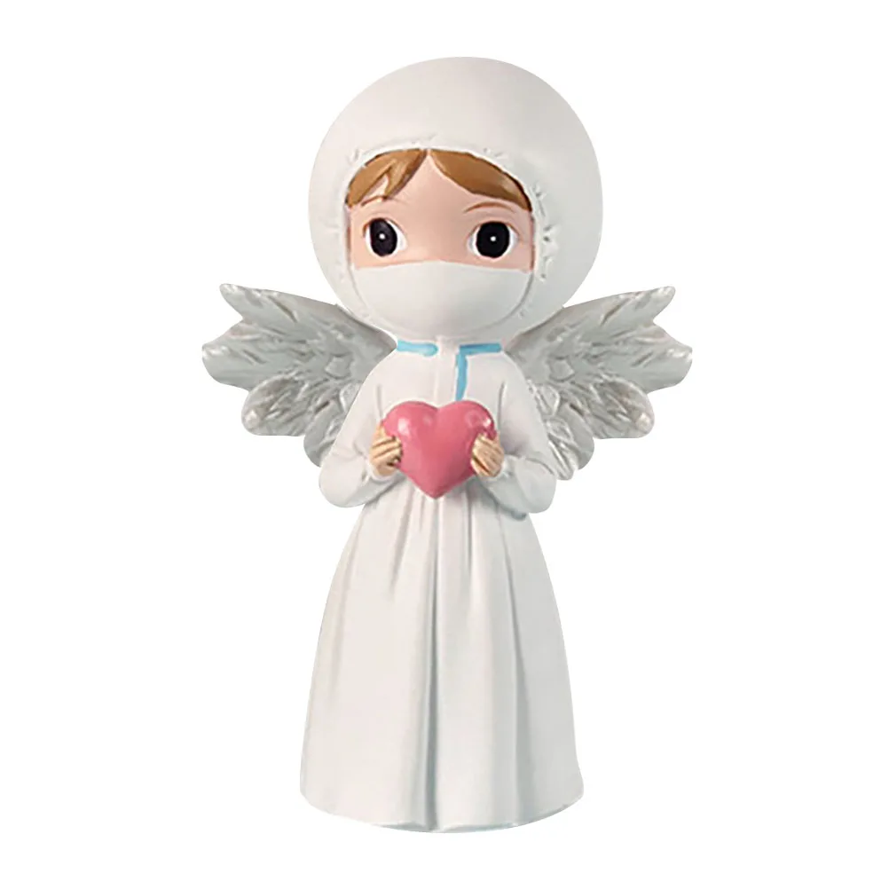

Resin Statue Durable Angel Shape Resin Ornament for Desktop Home Office Bedroom Decoration Home Decor