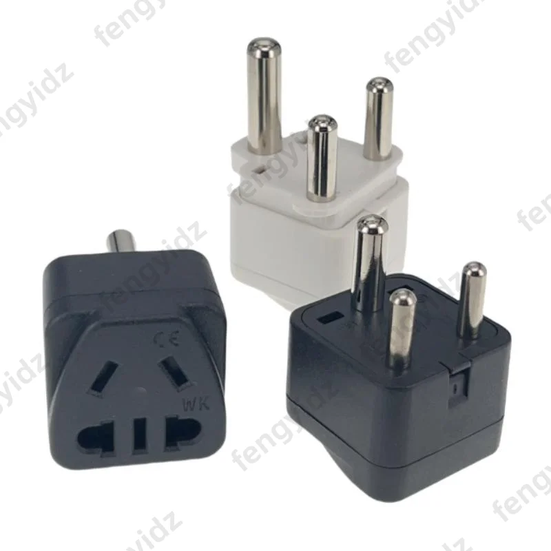 South African Plug Converter Type M/D Plug Adapter Safe Grounded Small Travel Adapter Plug for South African/Indian Adapter