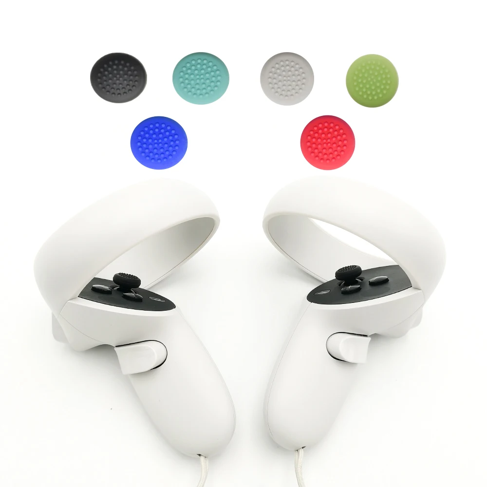 قبعات الروك المضادة للانزلاق للتحكم VR ، غطاء ميتا كويست 3 ، الإبهام عصا قبضة الجلد ، بيكو 4 ، ACC