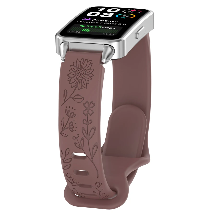3D Siliconen Band Voor Huawei Band 10 9 8 Sport Ademende Horlogeband Vervanging Polsband voor Huawei Band 8 9 10 band Armband