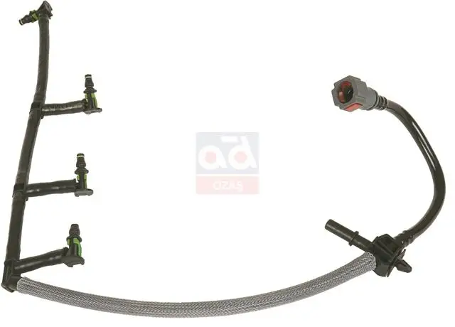 500407-injector back DONUS hose TRANSIT. V347-jumper-----