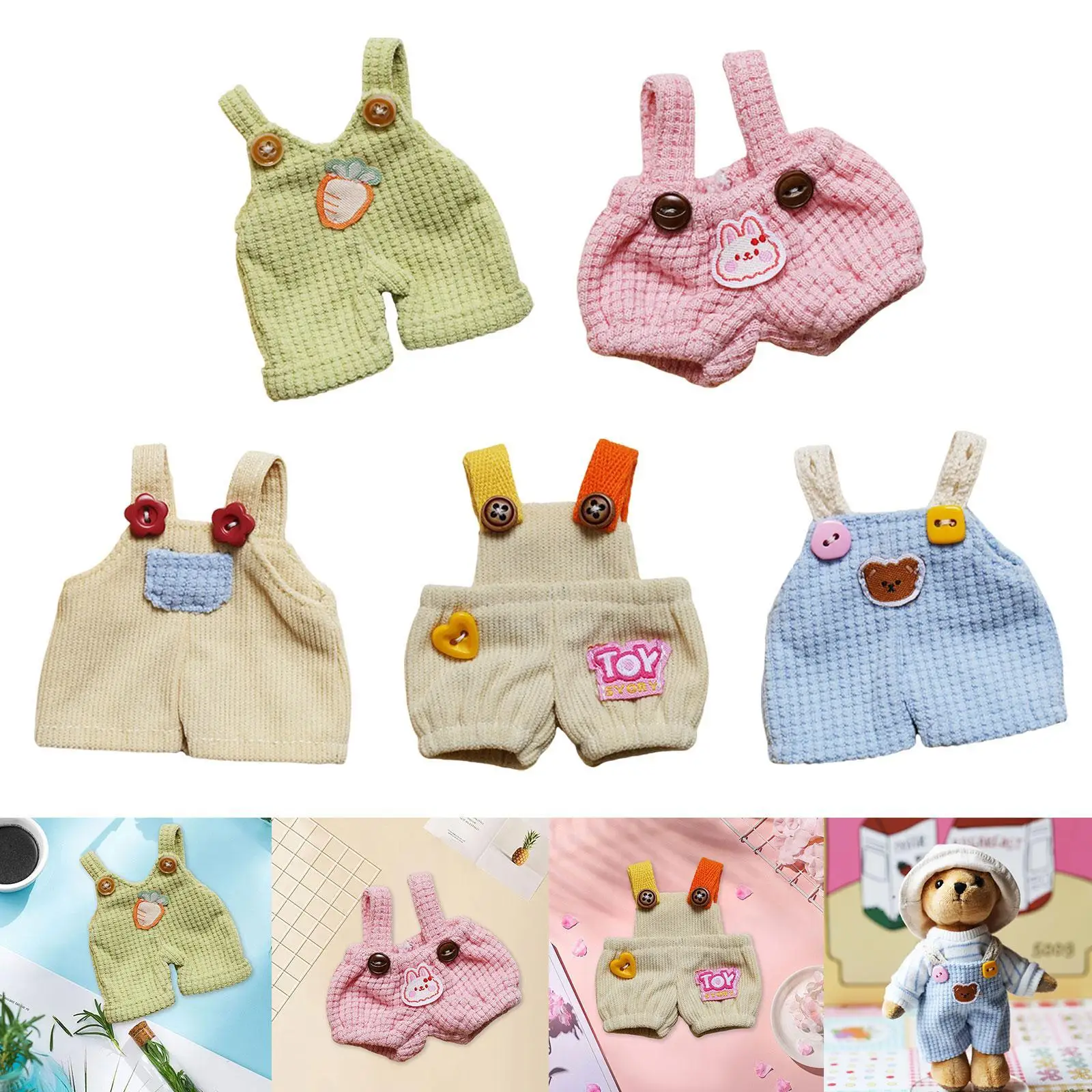 لطيف دمية ارتداءها لينة يعرض المشهد صور الدعامة DIY لوازم الملحقات