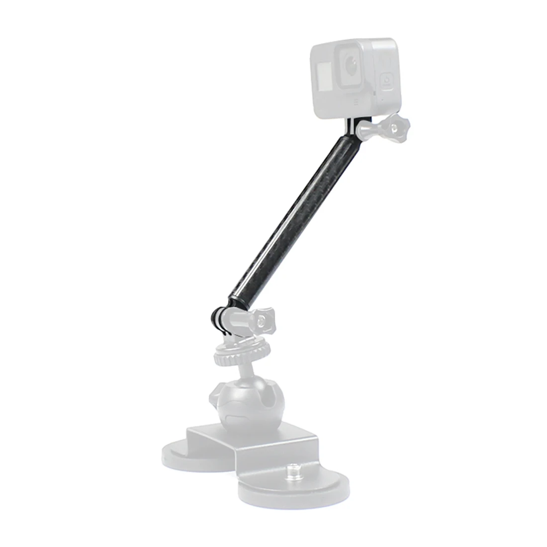 Selfie Helm Verlängerung Arm Halterung Stativ Adapter Carbon Faser für GoPro Hero 13 12 für Insta360 X4 OSMO Action 5Pro Halterung – Detail 32