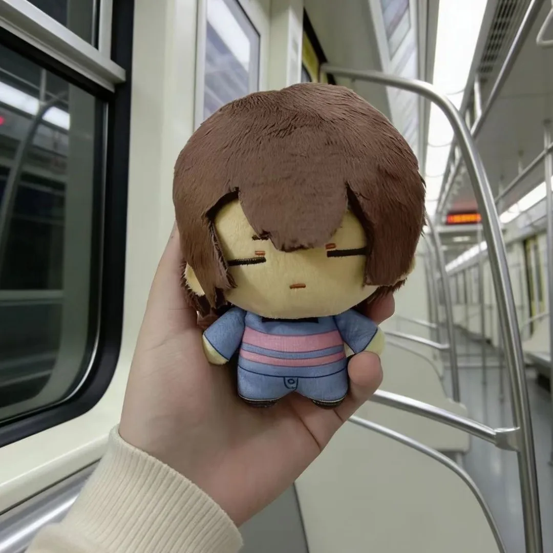 

10cm Undertale Frisk Plushie Dolls Pendant Birthday Cute Soft Anime ‌‌Frisk Stuffed Toys Backpack Holiday Present Gift