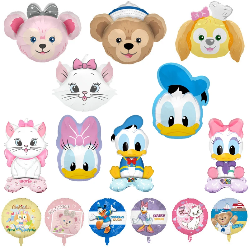 1pcs Cartoon Disney Daisy Donald Duck Theme Film Balloon Children's Birthday Party Festival Scene Deco Wedding Party Kids Toys