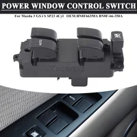 Botón regulador de interruptor maestro de ventanilla eléctrica para coche, accesorios para Mazda 3, 2004, 2005, 2006, 2007, 2008, 2009, BN8F66350A, BN8F-66-350A