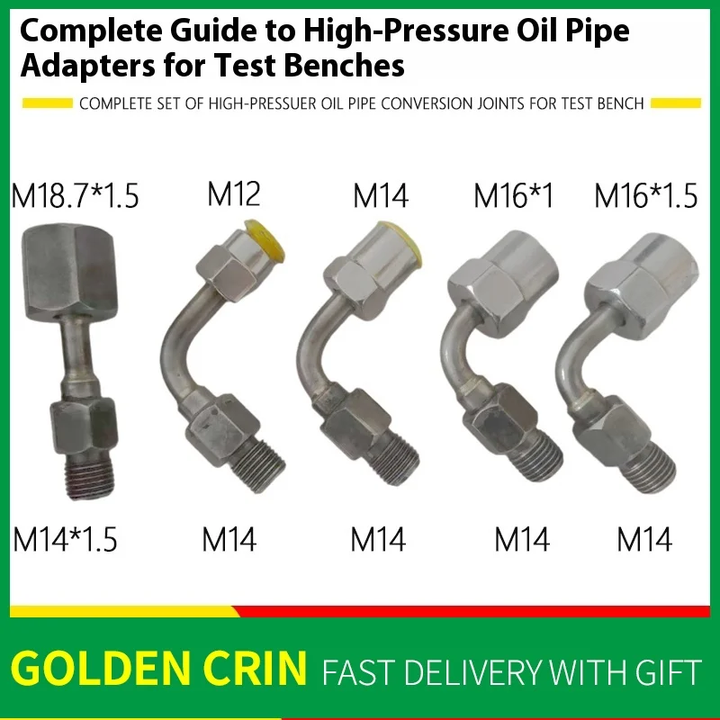 

Испытательный стенд для форсунок CRIN, соединения для переоборудования труб топливопровода M14-14/12/18/20, ремонтные комплекты