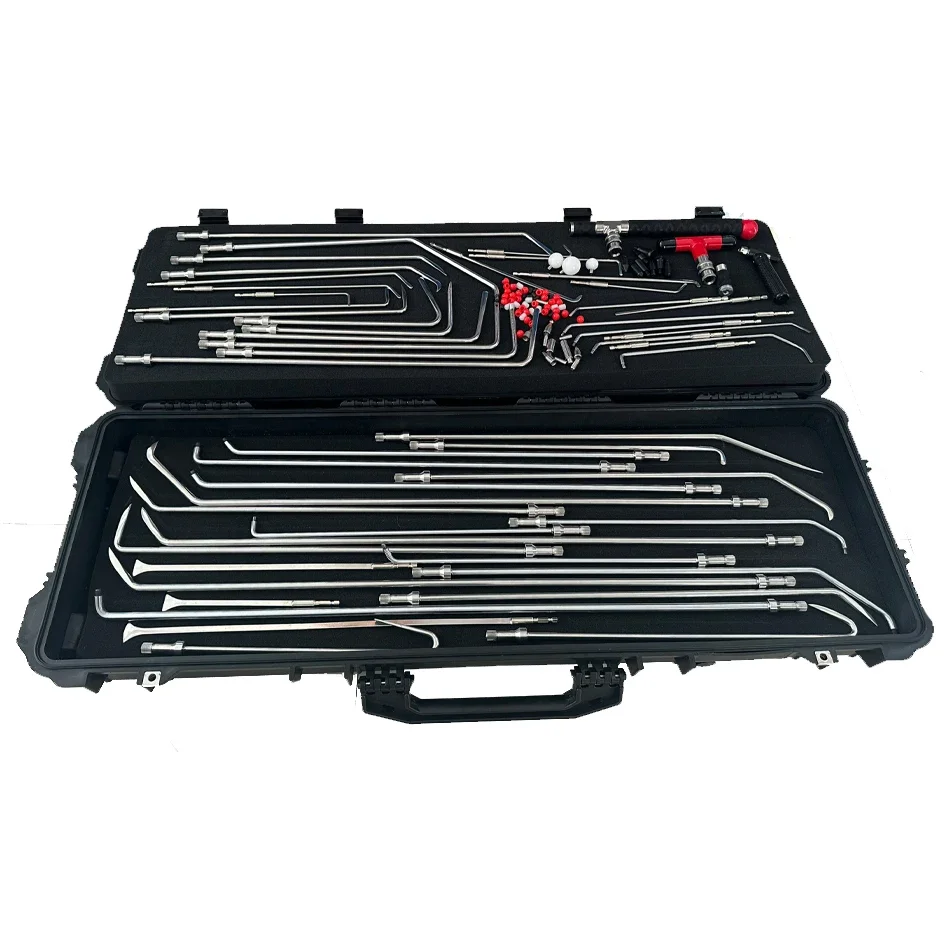 50 Pcs Refine Hook And Rod Tools Auto Hail Dent Hook Tools Rod Car Small Dent Removal Tools