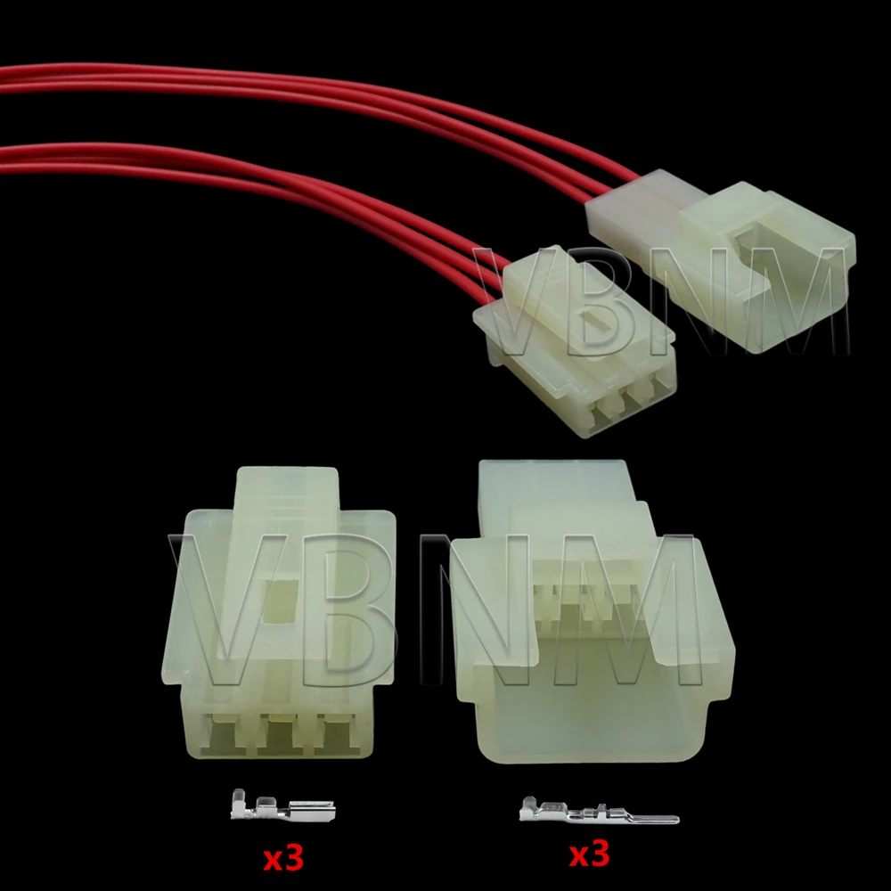 3 Pin 6090-1131 6090-1136 Automotive Cable Socket Electrical Connector For Car