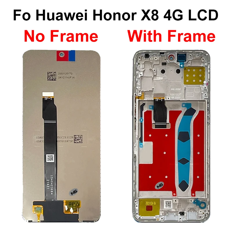 New For Huawei Honor X8 4G LCD Display TFY-LX2 TFY-LX3 Touch Screen Digitizer Assembly For Honor TFY-LX1 Display LCD Parts