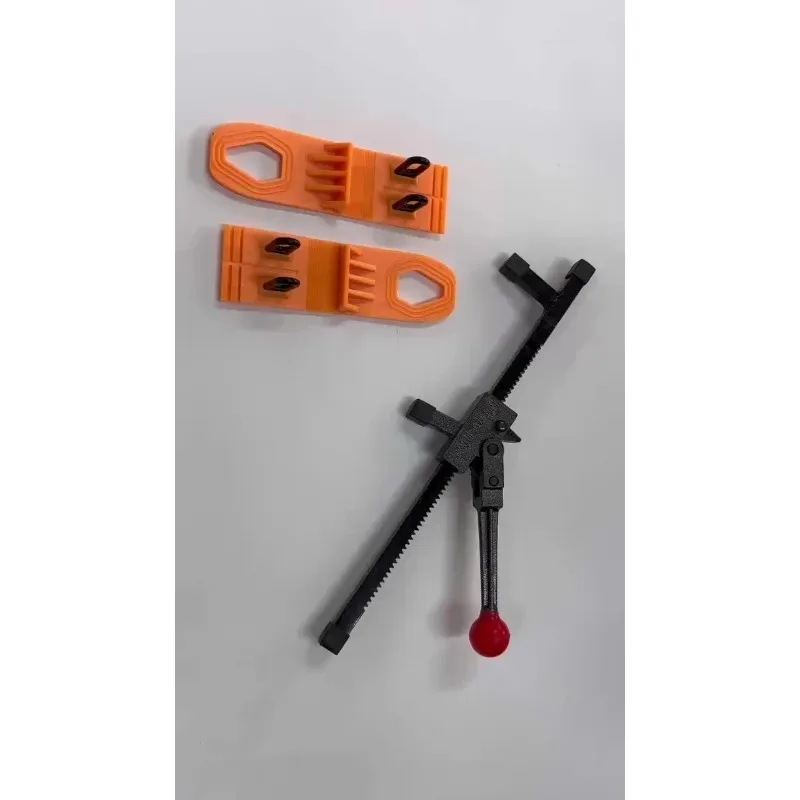 2 Pcs Alat Penghilang Penyok Tanpa Cat Warna Oranye Manual Expander Kit Perbaikan Bodi Mobil Penarik Penyok dengan Lem dan Tab Penarik
