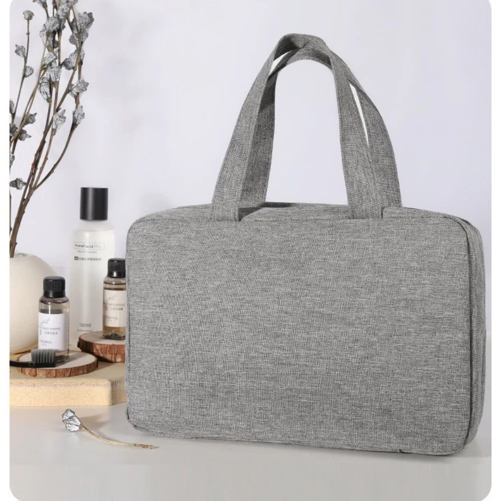 

Hot Sale! Waterproof Travel Toiletry Bag with Hanging Hook - Foldable, Portable, Multi-functional Cosmetic Organizer