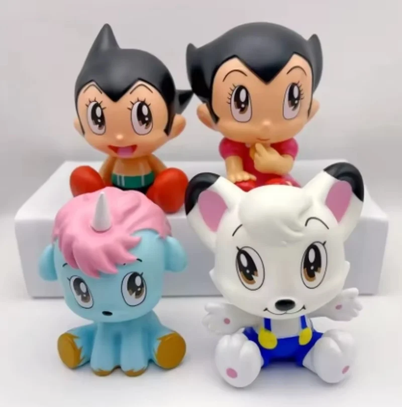 

Astro Boy Uran Leo White Lion Classic Anime Q Version Figure Model Cute Desktop Decor Collectible Toy Souvenir Gift