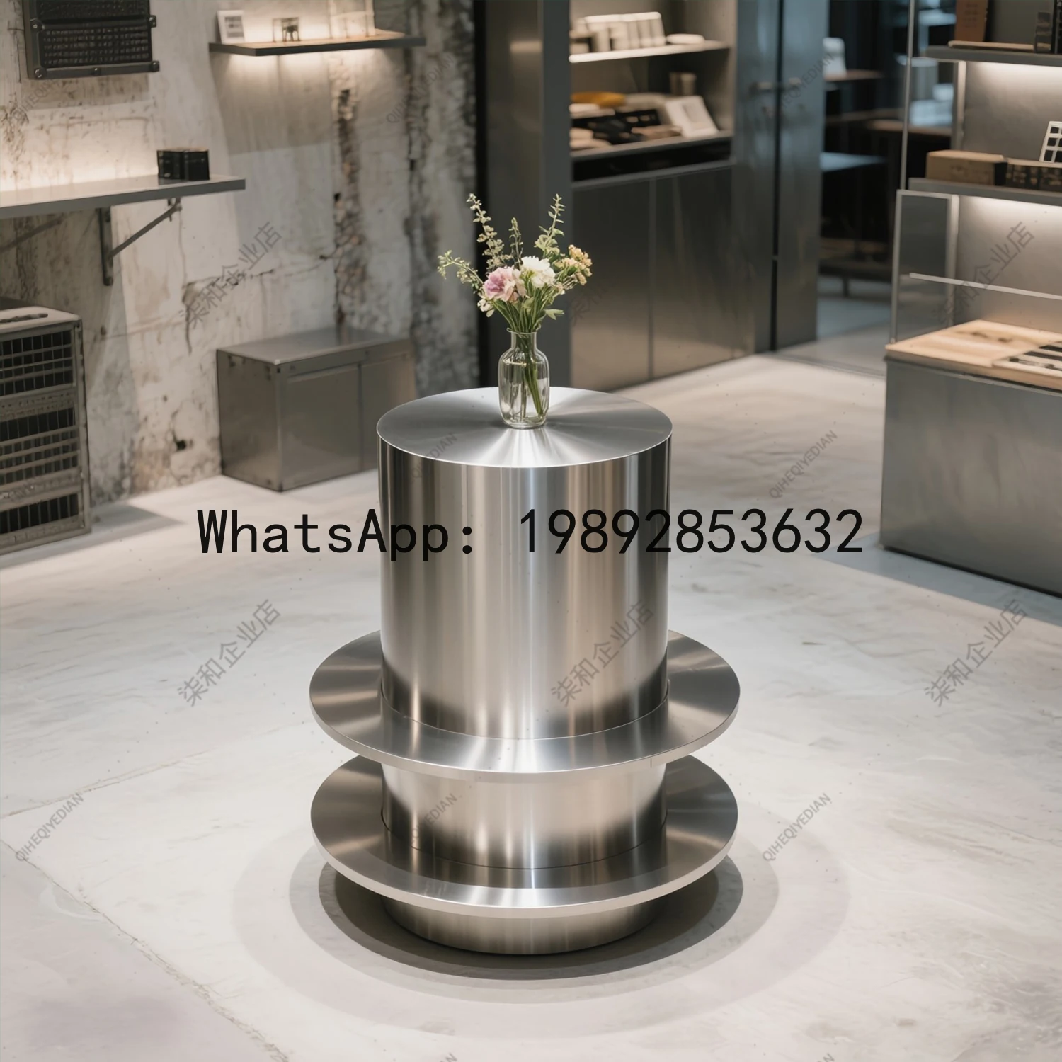 XL Exhibition Hall Product Display Stand Clothing Store Window Decoration Stainless Steel Display Stand