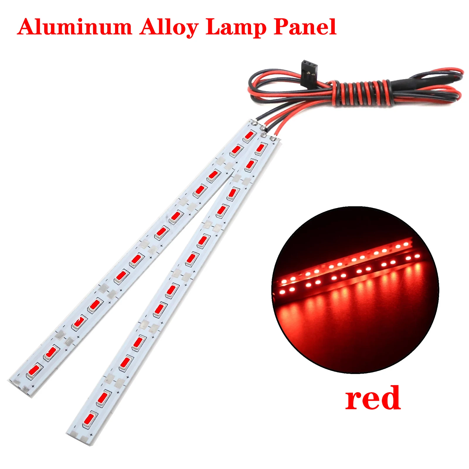 24 مصباح LED 1/10 RC أضواء الهيكل 6 فولت LED قطاع متوافق مع HSP HPI Redcat Traxxas Arrma Kyosho Losi 1/10 1/8 RC سيارة الزاحف علة