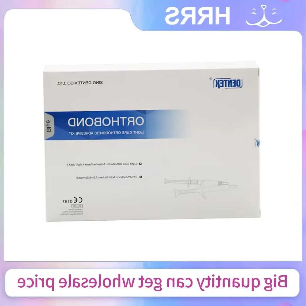 

Dental Blue Glue Orthodontic Adhesive Light Cure Band Cement Shade Blue Glue Kit