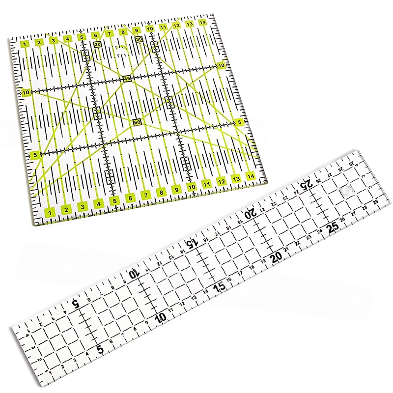 Handicraft Slicing Tools A4 A5 Sized Cutting Pad Carving Knife with Blades Gridded Design Acrylic Rulers DIY Craft Lovers QC-ZYF