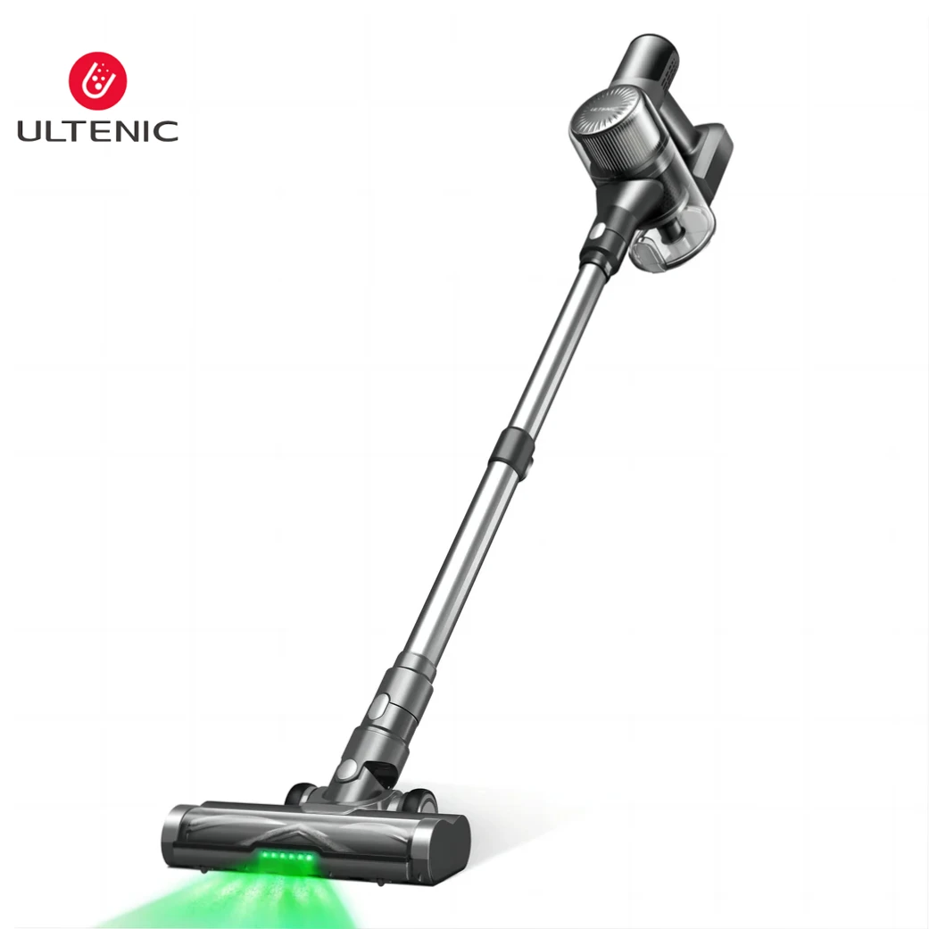 Ultenic U12 Vesla Cordless Vacuum Cleaner, 30KPa/450W, 1L Dust Box, Up to 45 Mins Runtime, Removable Battery, LED Headlights