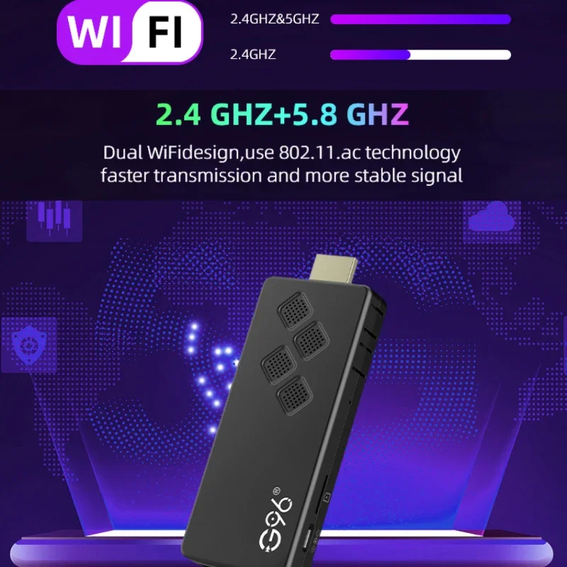 G96 H313 2GB RAM 16GB ROM TV Stick 4K Android 10 Dual Wifi IPTV ATV UI Fire Sticks Alexa Voice Remote TV Box 4K Smart Box