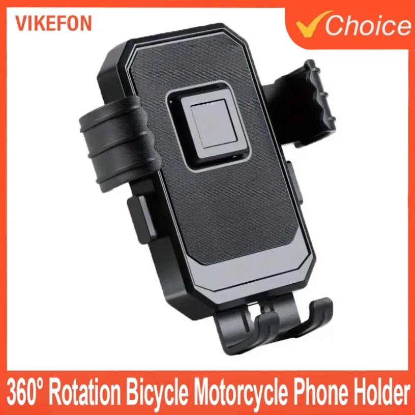 

Bike Phone Holder Motorcycle Fast Locking Rotatable MTB Phone Mount Shockproof Phone Holder