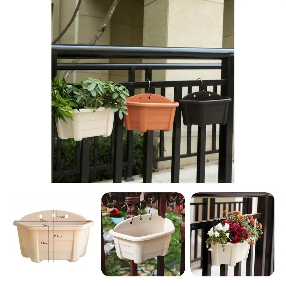 Utility Plant Pot  Hydroponics Sturdy Flower Pot  Wall-mounted Garden Plant Succulent Pot