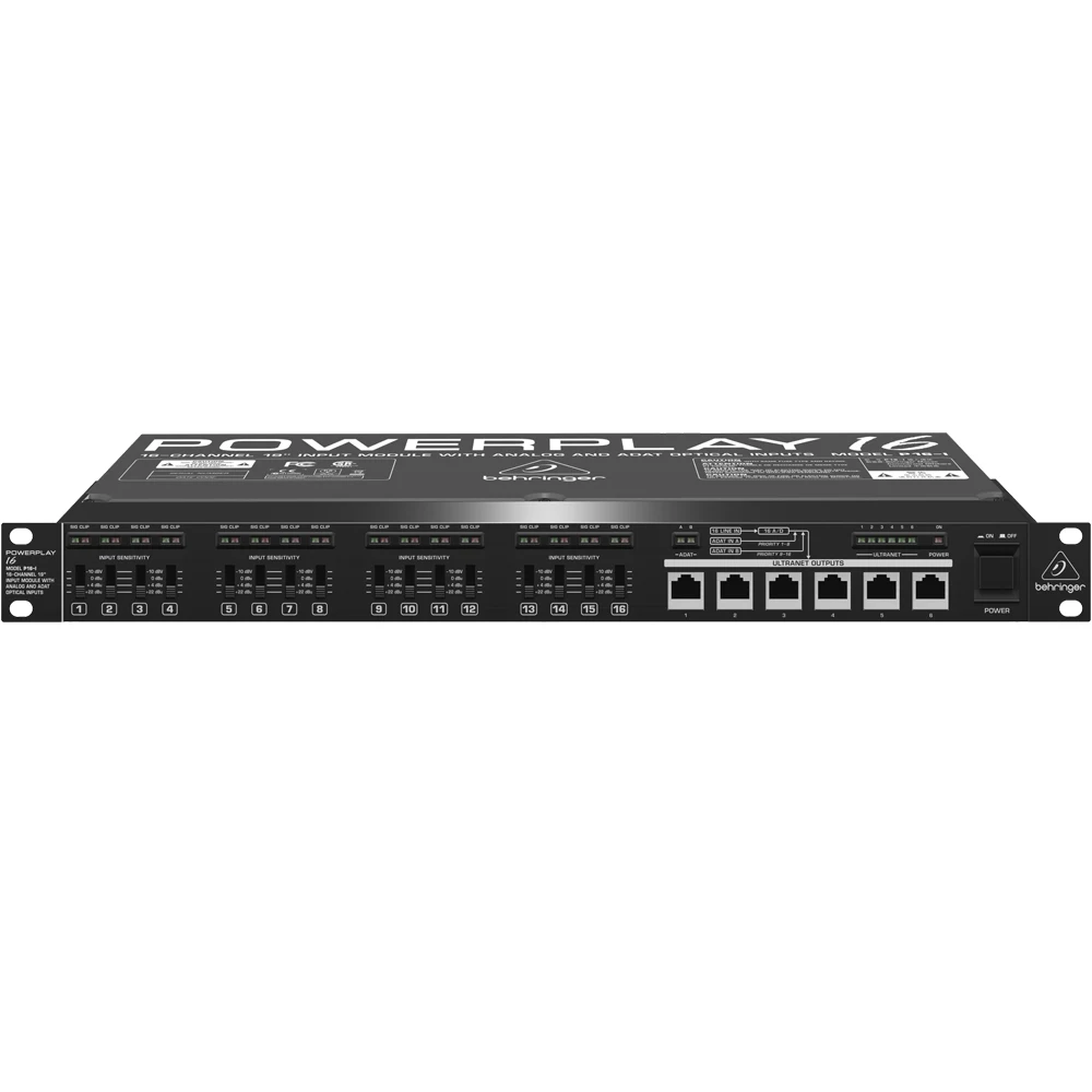 Behringer Powerplay P16-I 16-channel Input Module