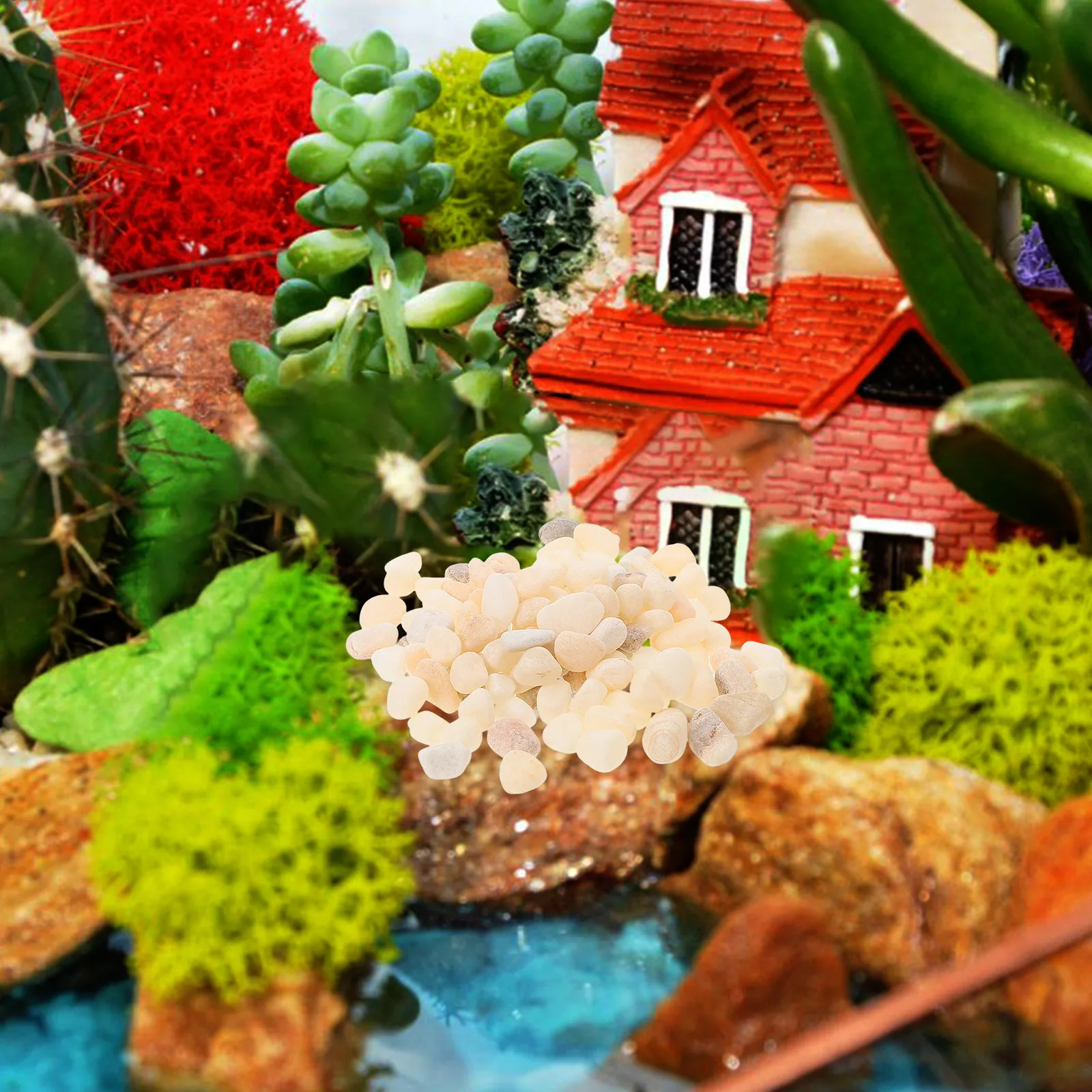 

Natural Landscaping Pebbles Aquarium Gravel Decorative Stones Fish Tank Gravel For Aquarium Decor Multi-Function Garden Rocks