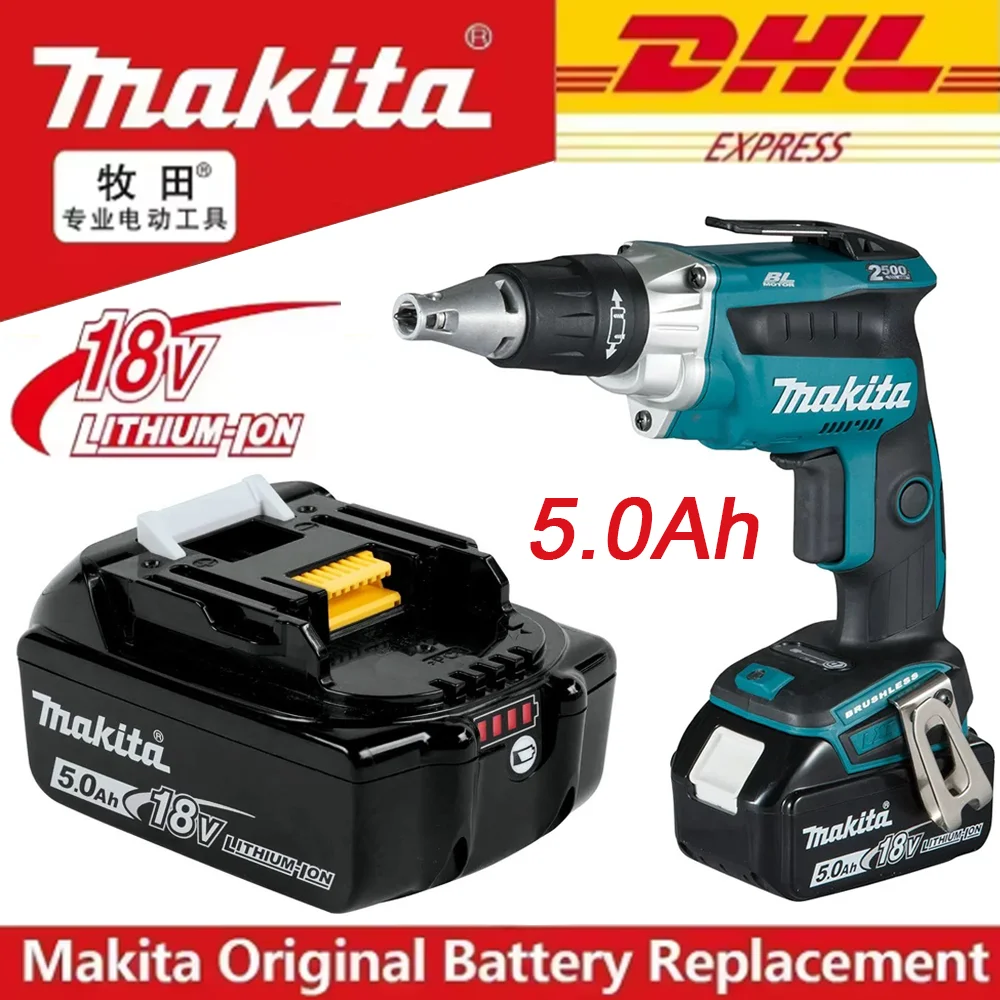 

⚡️⚡️ Original makita Replaceable 5Ah Lithium-ion, BL1860B18v battery Rechargeable Power Tool makita 18v Battery,