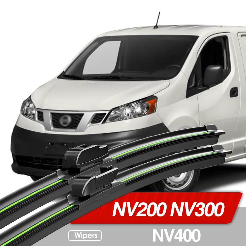 

For Nissan NV200 2009-2020 NV300 2016-2023 NV400 2010-2023 Front Windshield Wiper Blades 2pcs Accessories Windscreen Window