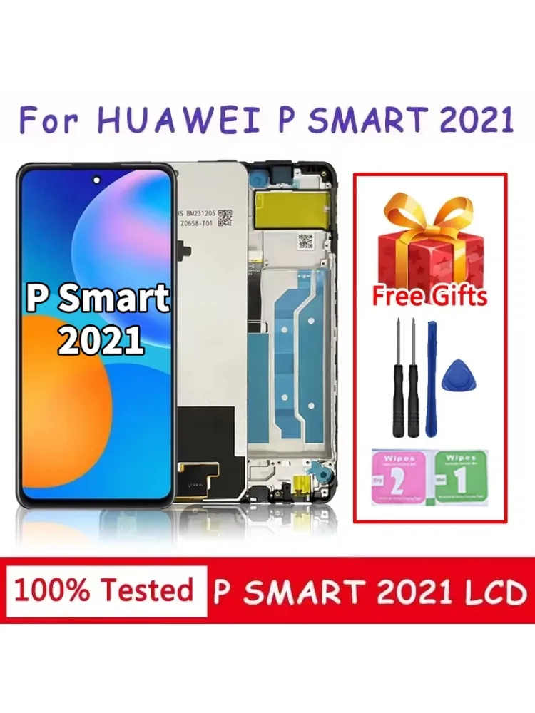 Ekran LCD 6.67" AAA Jakości do Huawei P Smart 2021 PPA-LX1 LX2, ekran dotykowy do Honor X10 Lite DNN-LX9, do Huawei Y7A PPA-LX3 — zdjęcie produktu 7